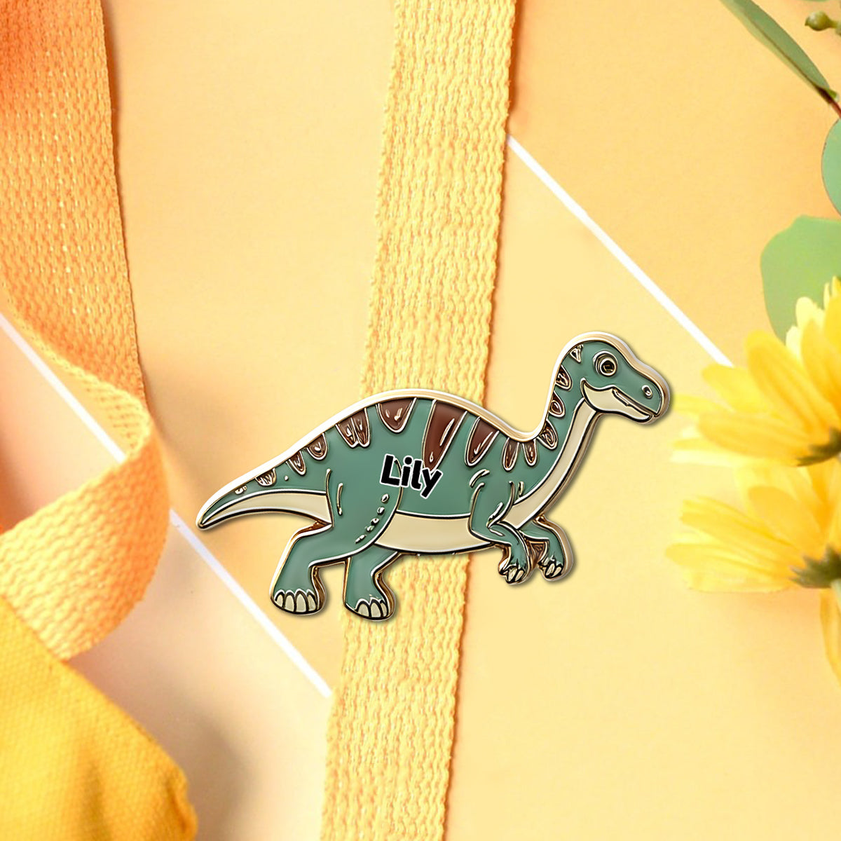 Dinosaurier-Kollektion für Kinder – Personalisierter Kinder-Pin