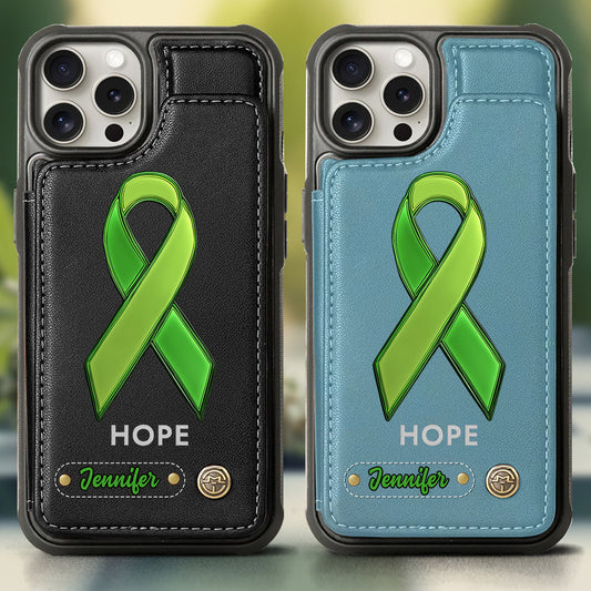 Hope - Personalized Mental Health Awareness Wallet Phone Case