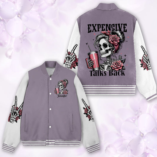 Cooler Totenkopf – personalisierte Totenkopf-Collegejacke