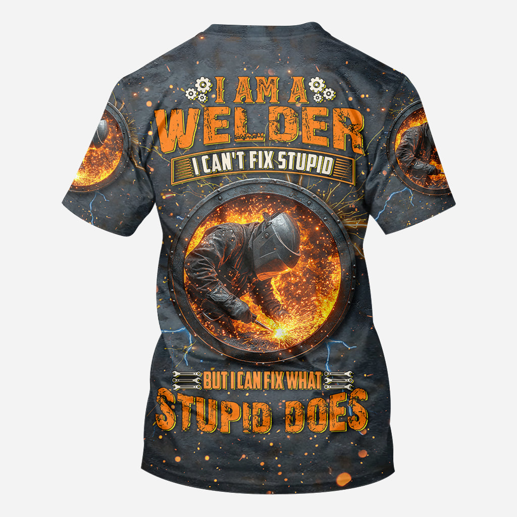Gift For Welder Man - Personalized Welder All Over Shirt