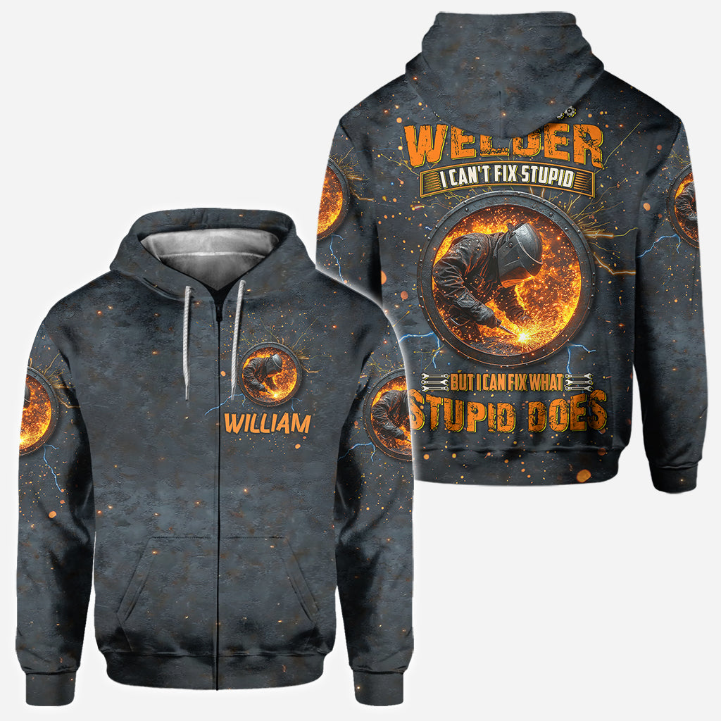 Gift For Welder Man - Personalized Welder All Over Shirt