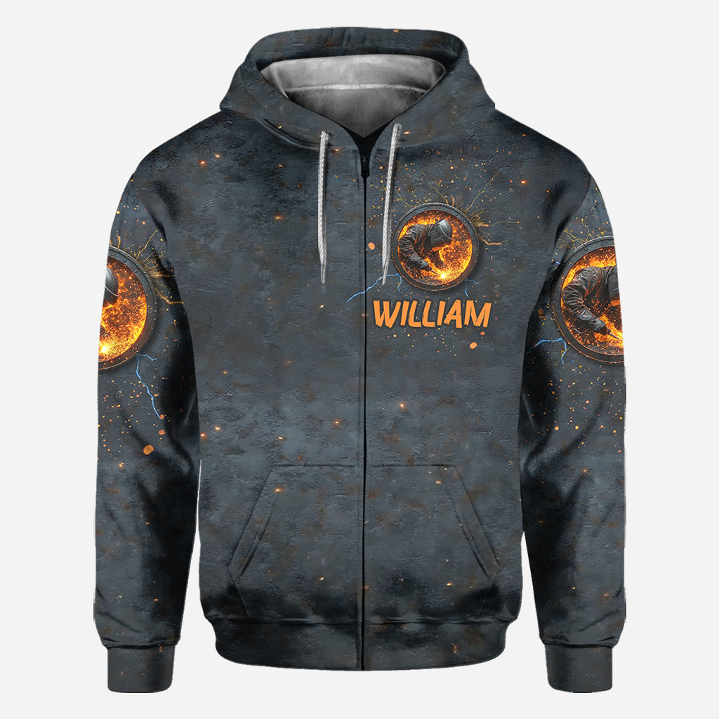 Gift For Welder Man - Personalized Welder All Over Shirt