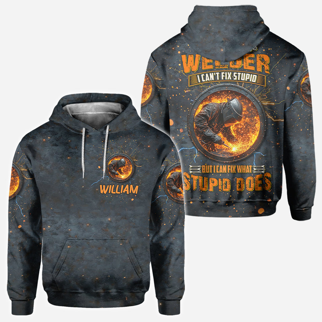 Gift For Welder Man - Personalized Welder All Over Shirt