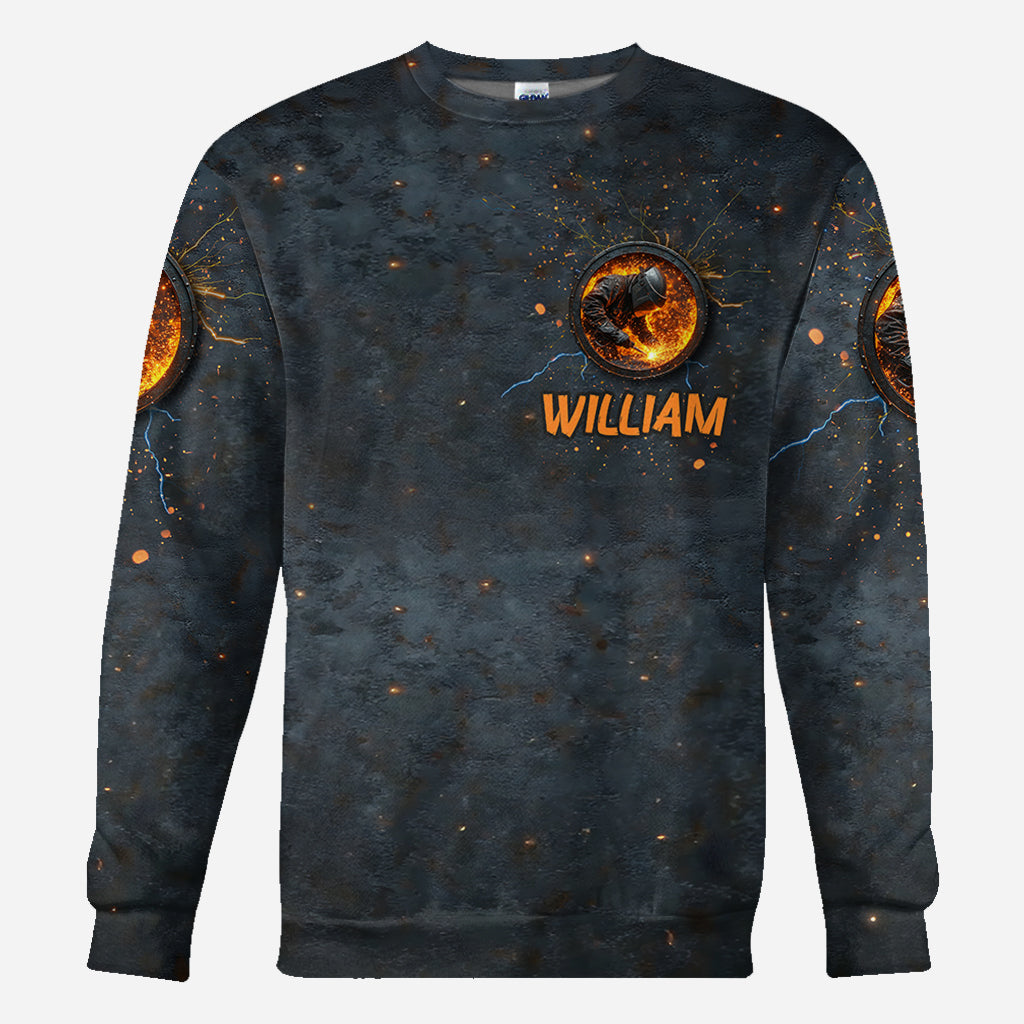 Gift For Welder Man - Personalized Welder All Over Shirt