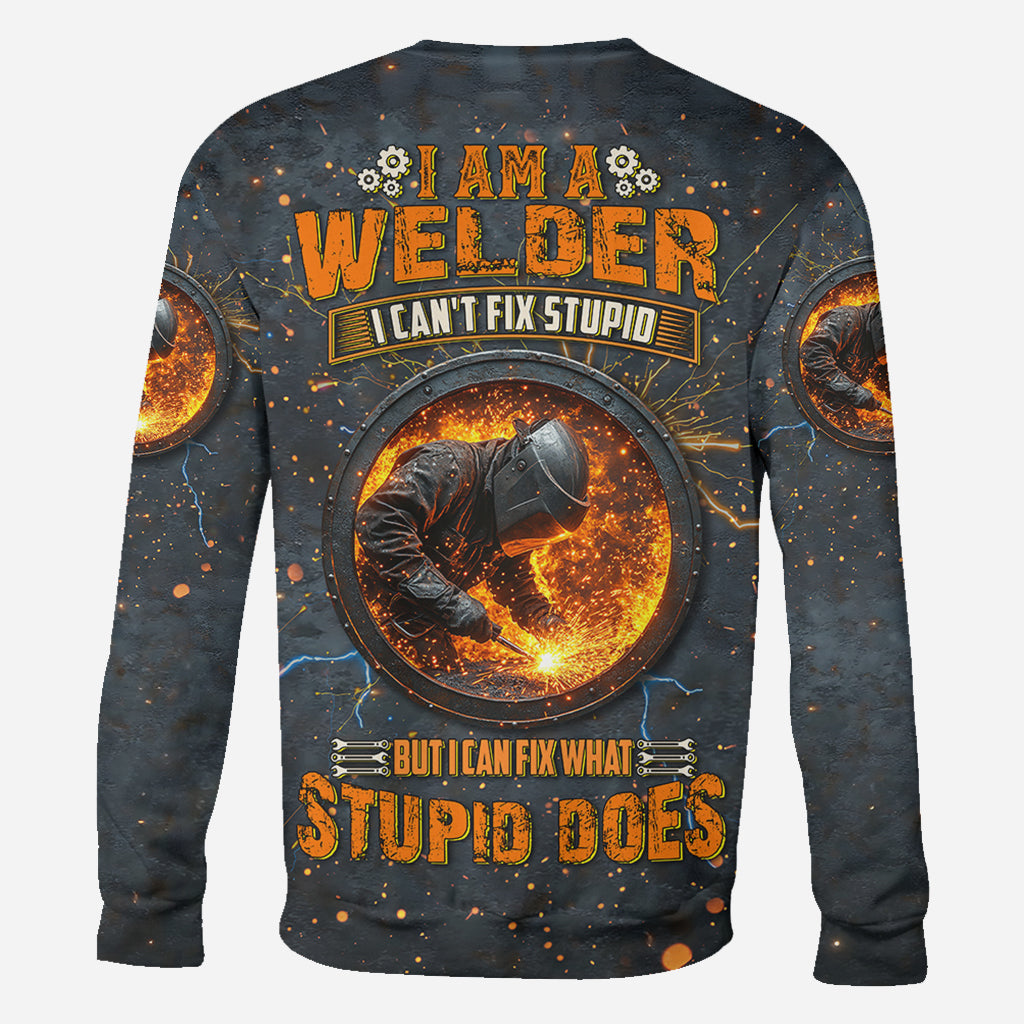 Gift For Welder Man - Personalized Welder All Over Shirt