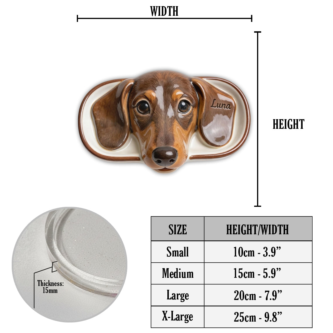 Dog Eyeglasses Holder - Personalized Dog Catch-All Tray