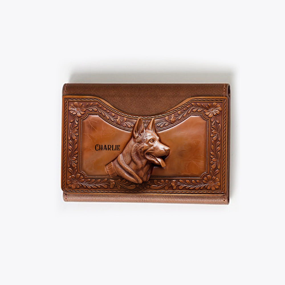 Starker Hund – Personalisierte Magsafe-Geldbörse für Hunde