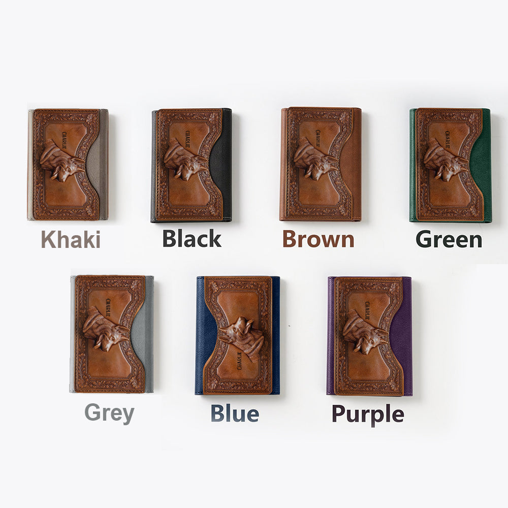 Starker Hund – Personalisierte Magsafe-Geldbörse für Hunde