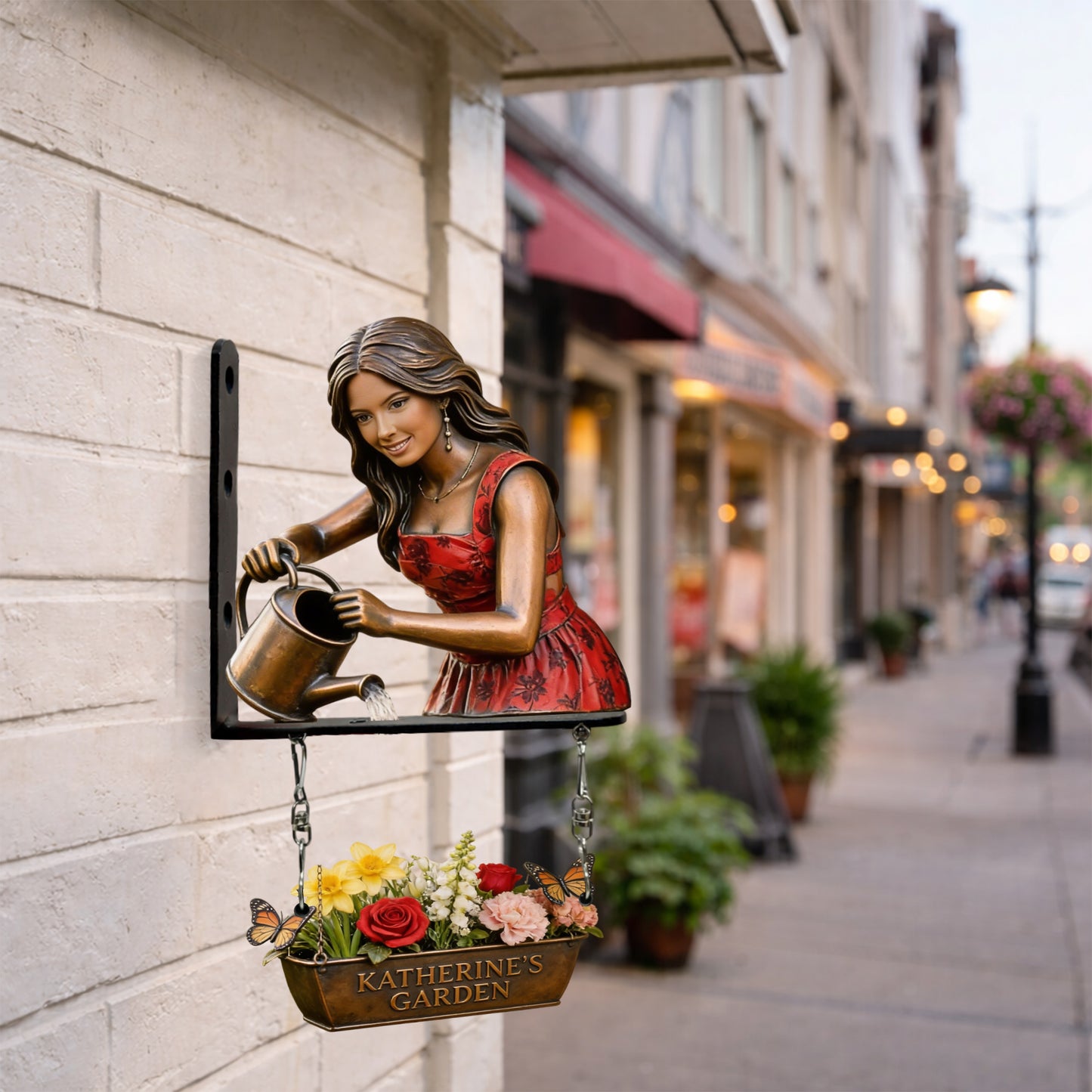 Custom Any Photo My Beautiful Garden - Personalized Gardening Wooden Wall Mount Sign