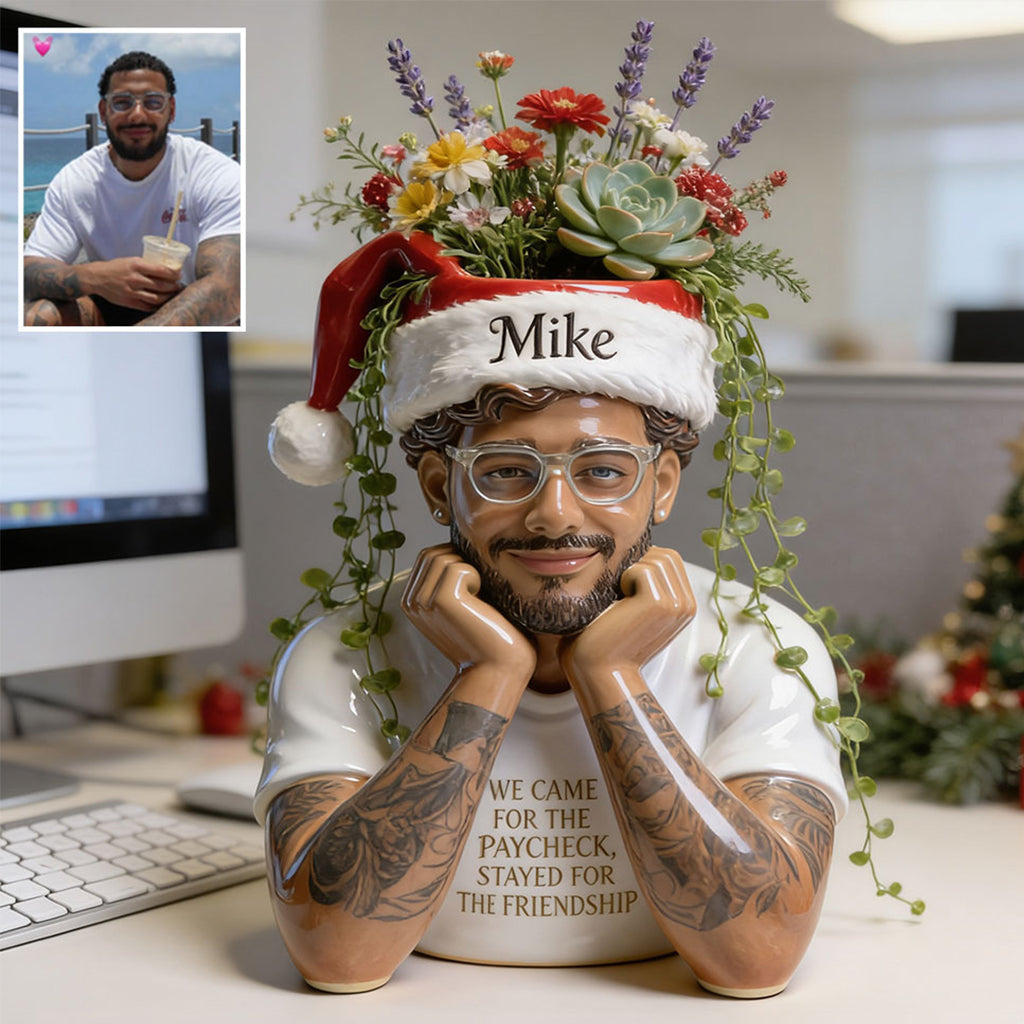 Custom From Any Photo - Personalized Colleague Acrylic Pot