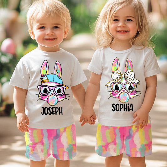 Osterkind – Personalisiertes Oster-T-Shirt & Shorts für Kinder