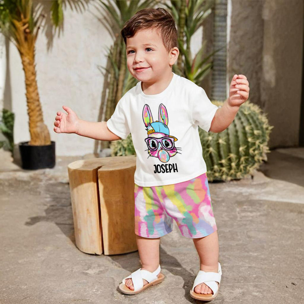 Osterkind – Personalisiertes Oster-T-Shirt & Shorts für Kinder