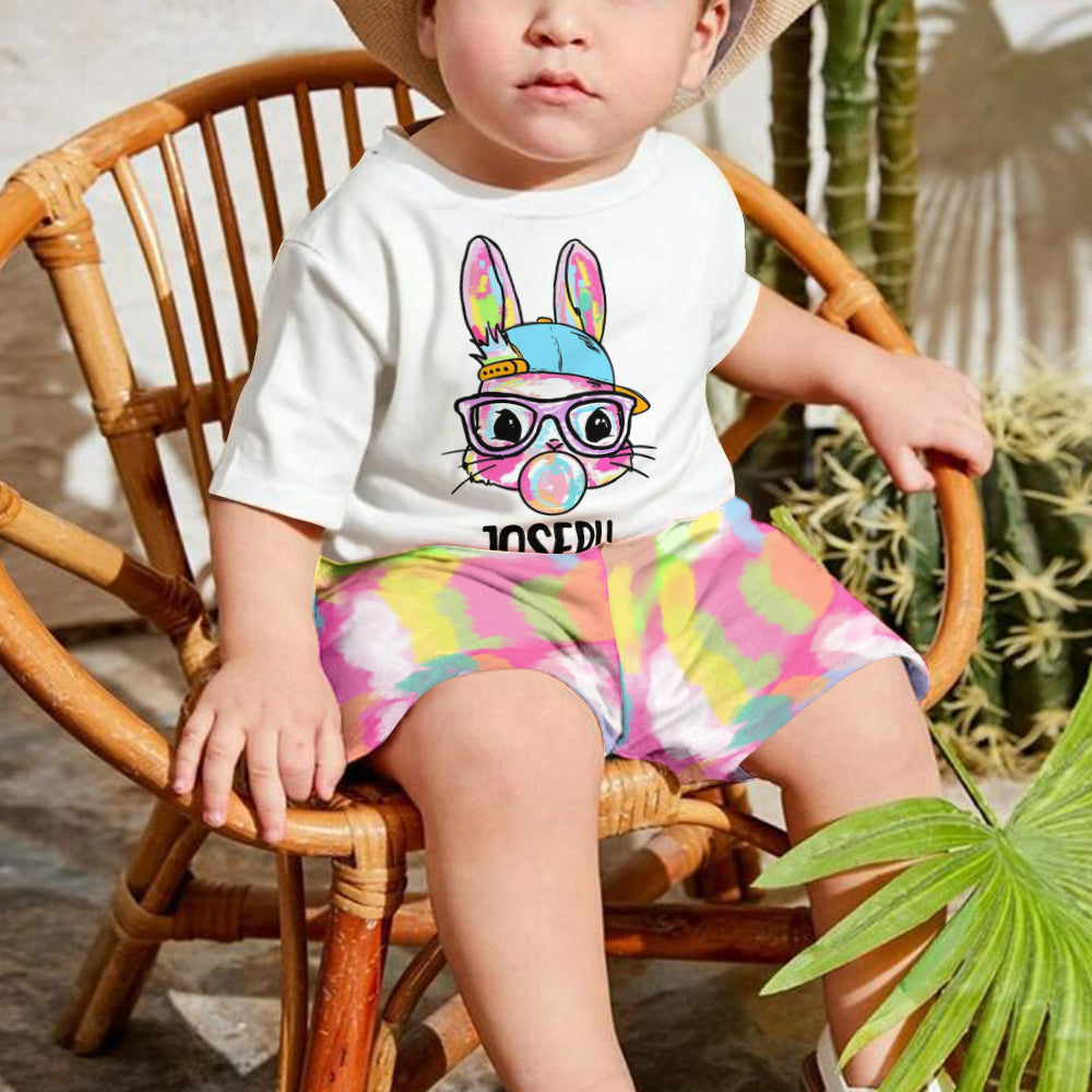 Osterkind – Personalisiertes Oster-T-Shirt & Shorts für Kinder