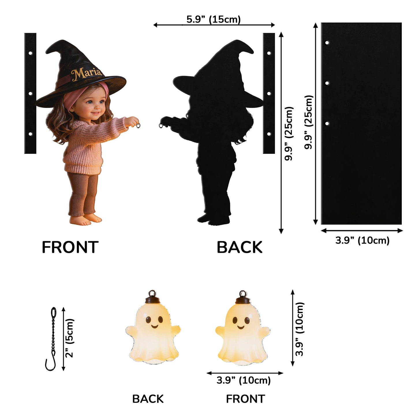 Spooky Season Kid - Personalized Kid Bookshelf Lamp