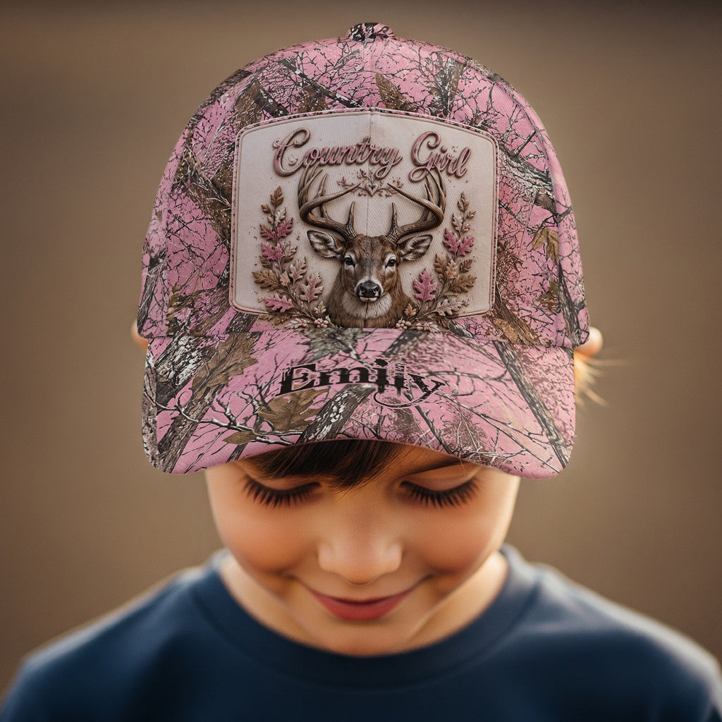Country Girl - Personalized Hunting Classic Cap
