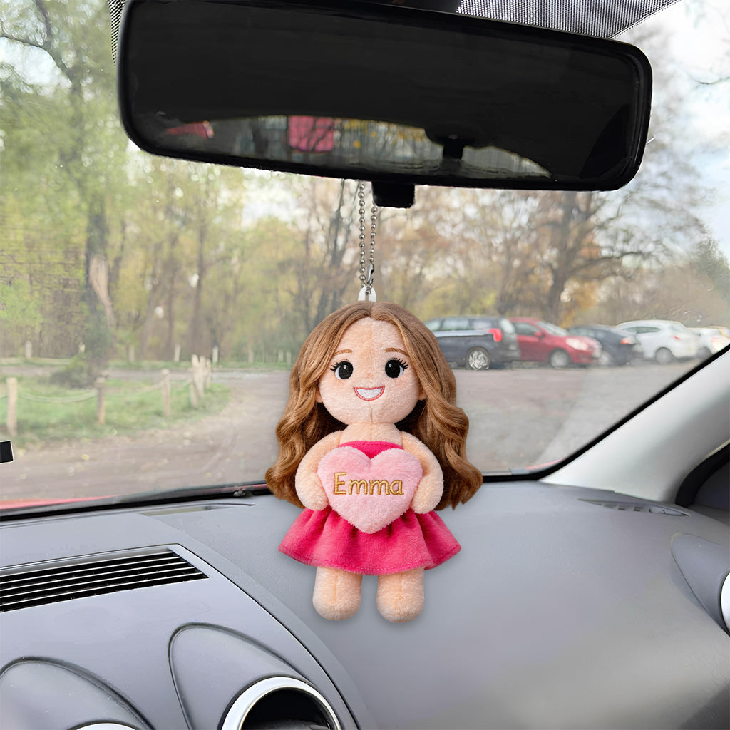 Individueller Foto Charm - Personalisierter Selbstliebe Plüsch Schlüsselanhänger