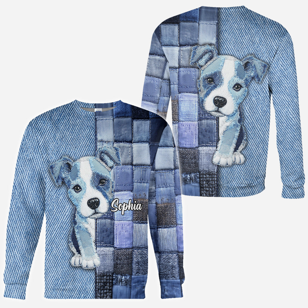 Liebe Pitbulls – Personalisiertes T-Shirt mit Hundemotiv