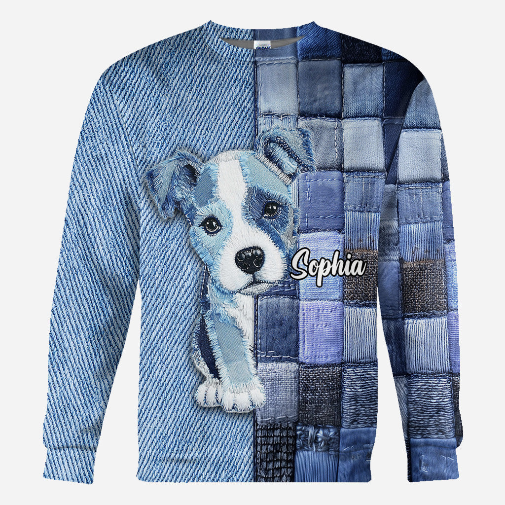 Liebe Pitbulls – Personalisiertes T-Shirt mit Hundemotiv