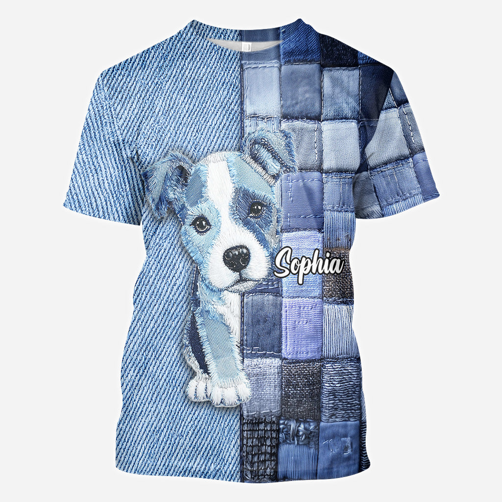 Liebe Pitbulls – Personalisiertes T-Shirt mit Hundemotiv
