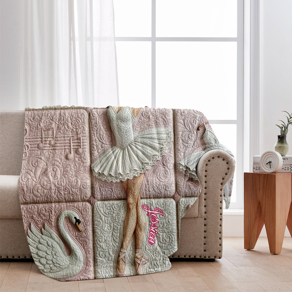 Liebe zum Ballett – Personalisierte Ballettdecke