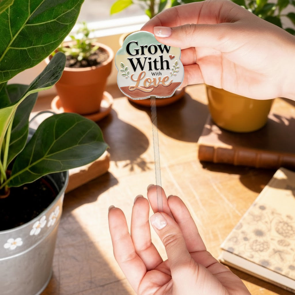 Blossom Dream Planter - Personalized Kid Acrylic Pot & Stake