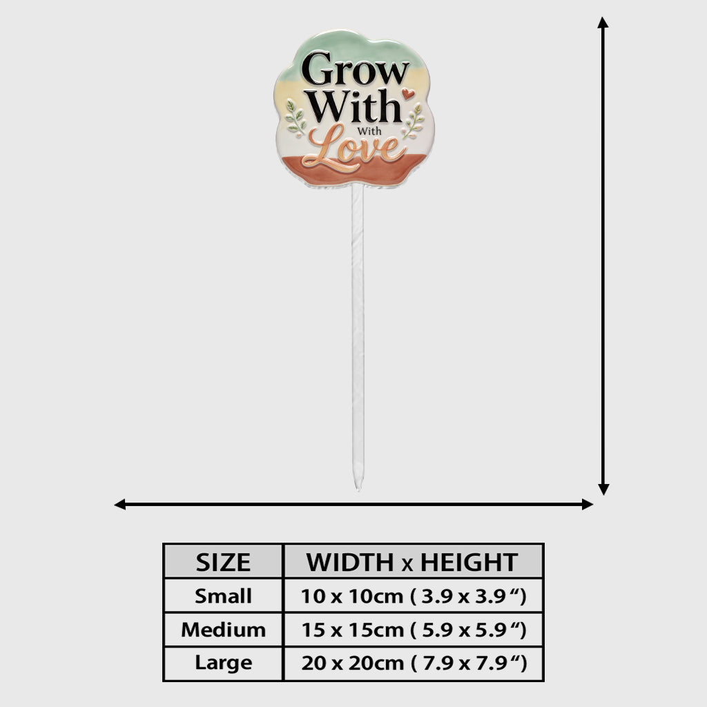 Blossom Dream Planter - Personalized Kid Acrylic Pot & Stake