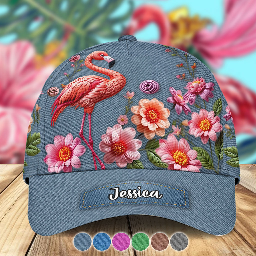 Love Flamingos - Personalized Flamingo Classic Cap