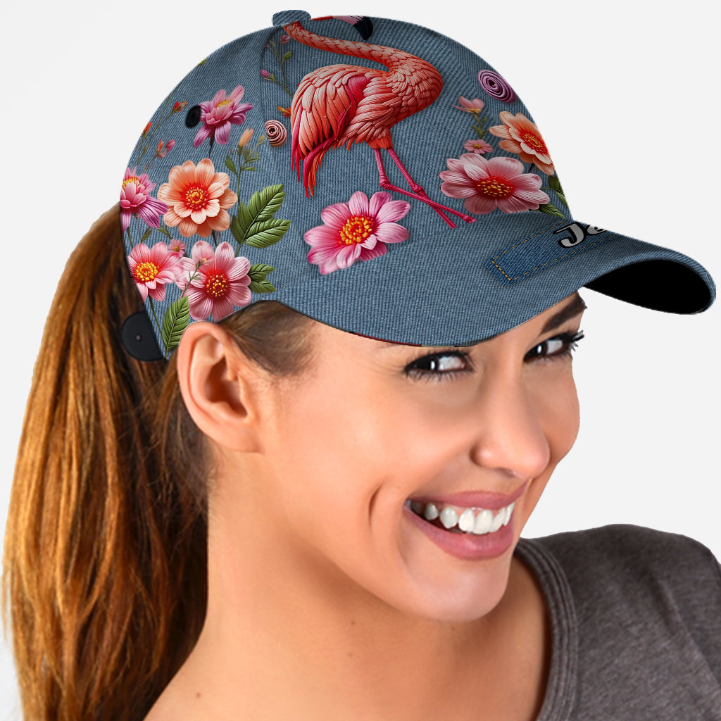 Love Flamingos - Personalized Flamingo Classic Cap