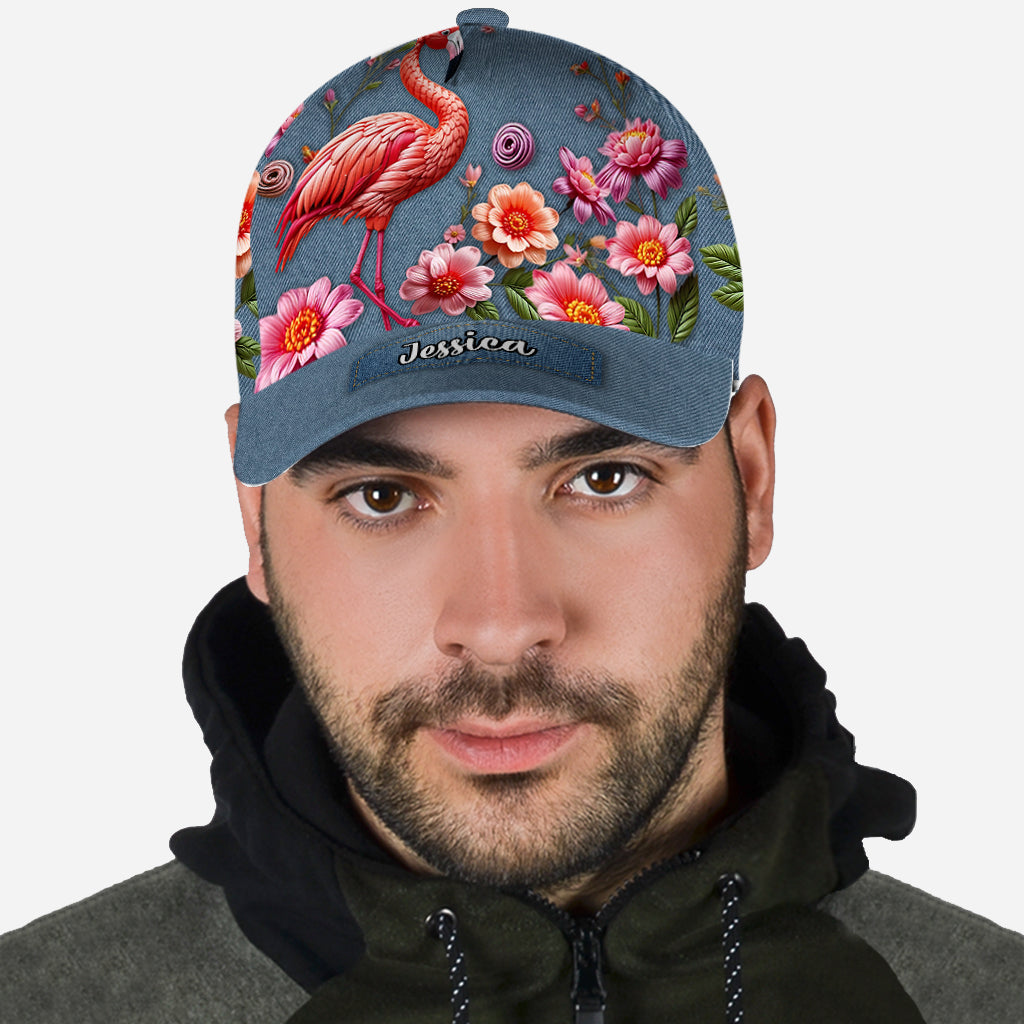 Love Flamingos - Personalized Flamingo Classic Cap