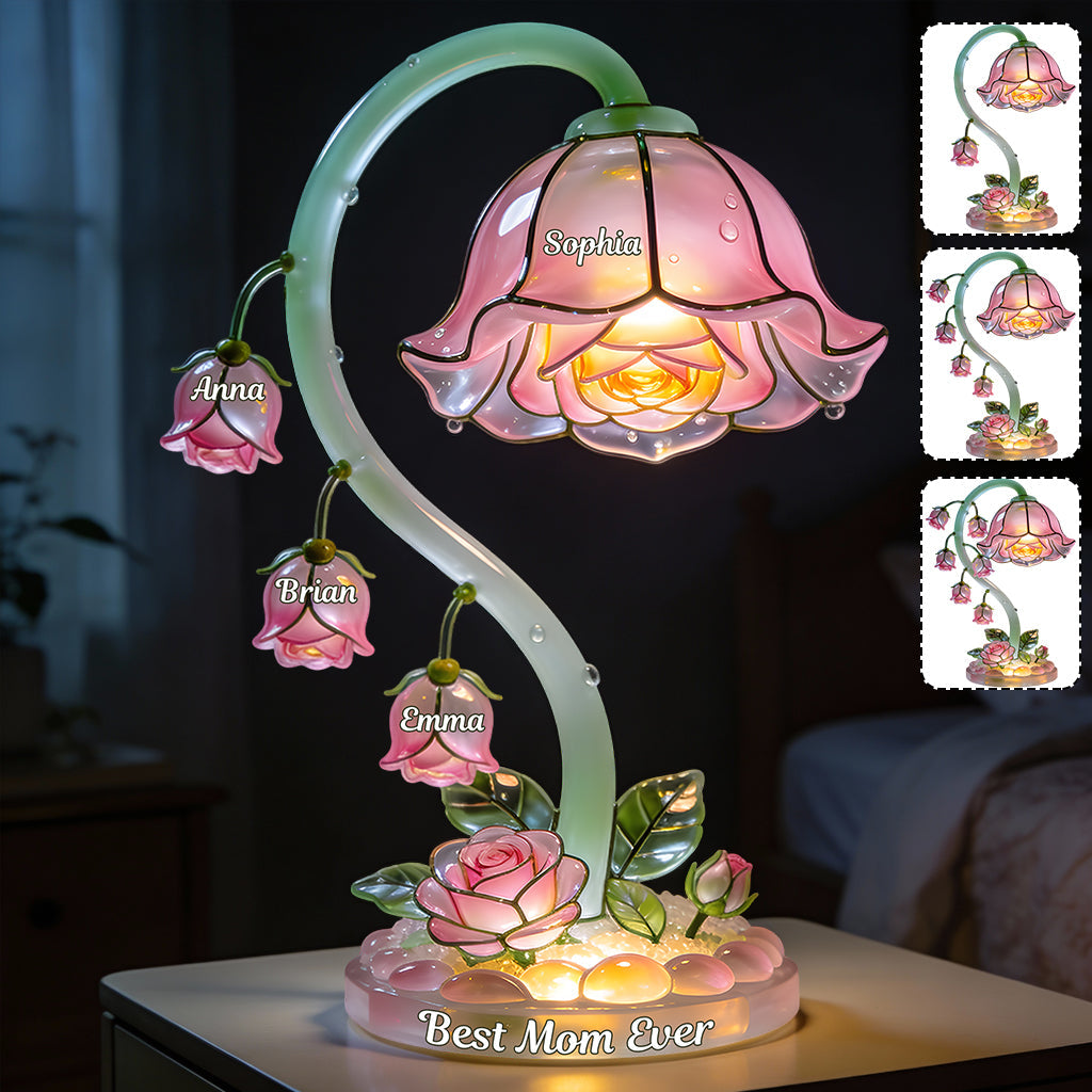 Wunderschönes Gartengeschenk für Mama und Oma – Personalisierte LED-Nachtleuchte aus Acryl für Mutter