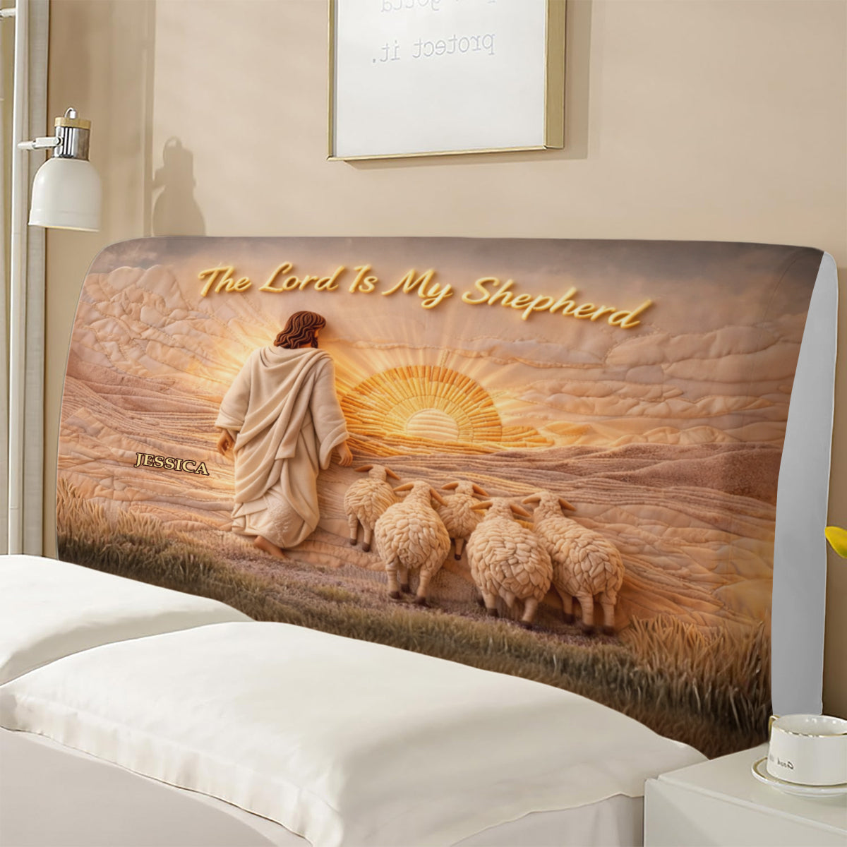 Ich bin immer bei dir – Personalisierter christlicher Kopfteilbezug