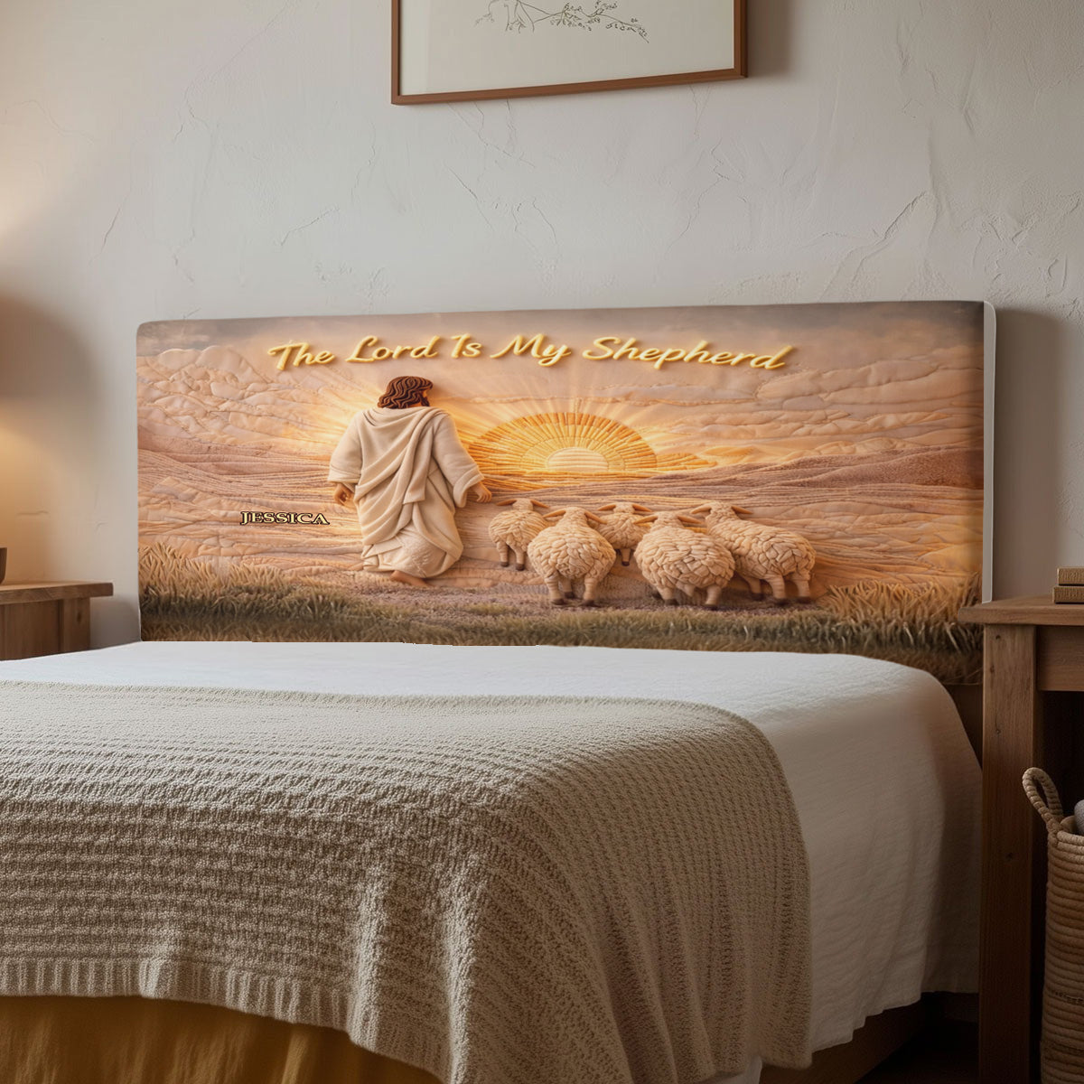 Ich bin immer bei dir – Personalisierter christlicher Kopfteilbezug