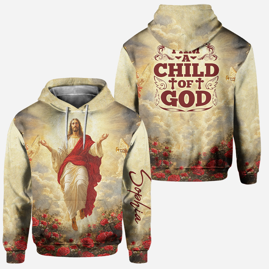I Am A Child Of God - Personalized Christian Hoodie and Leggings