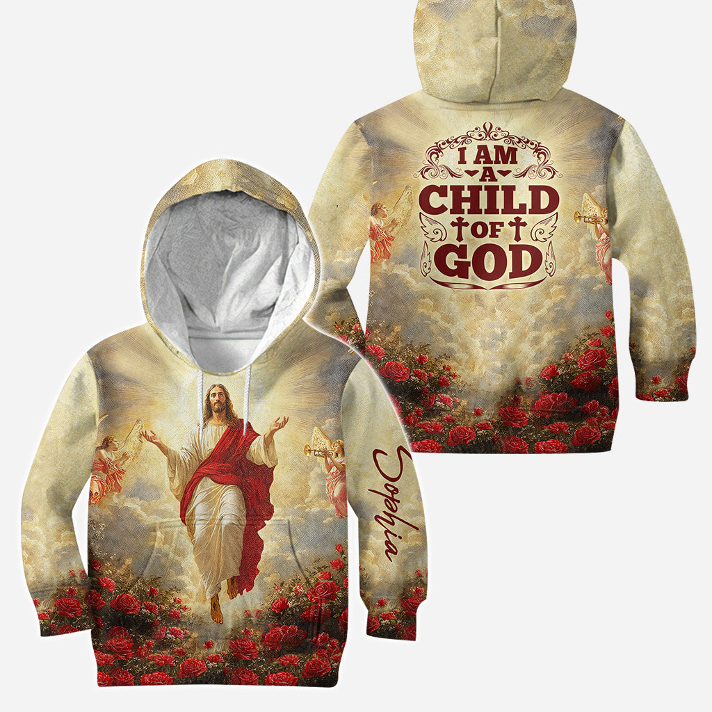 I Am A Child Of God - Personalized Christian Hoodie and Leggings
