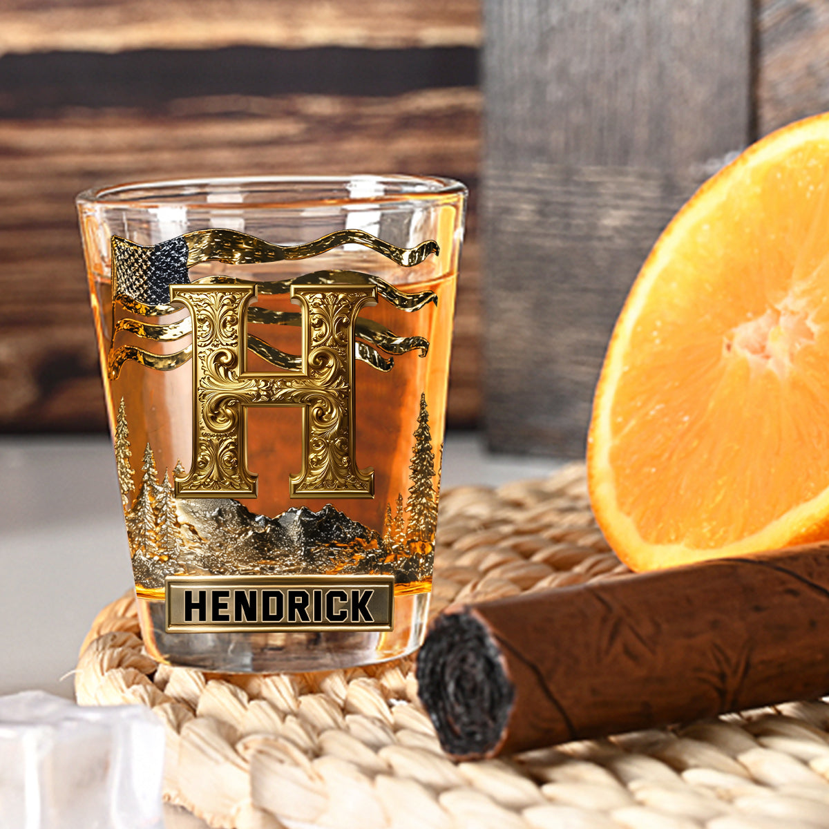 Personalisierte Schnapsgläser mit Initialen für Liebhaber alkoholischer Getränke – Set