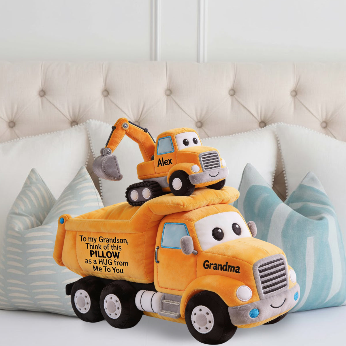 Gifts For Kids - Personalized Kid Faux Fur Shaped Pillow