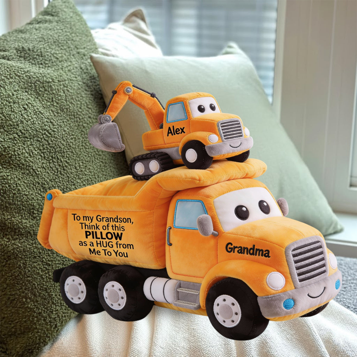 Gifts For Kids - Personalized Kid Faux Fur Shaped Pillow