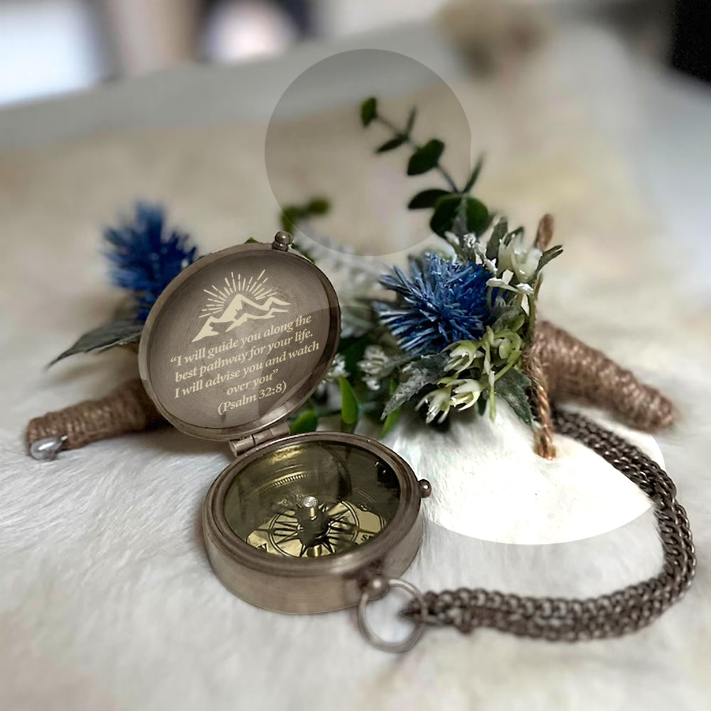 May Your Faith Always Guide You - Personalized Christian Compass