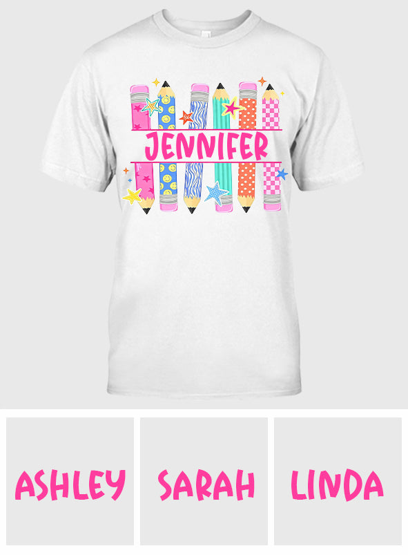 Back To School, Teacher Gift Idea - Personalized Teacher T-shirt And Hoodie