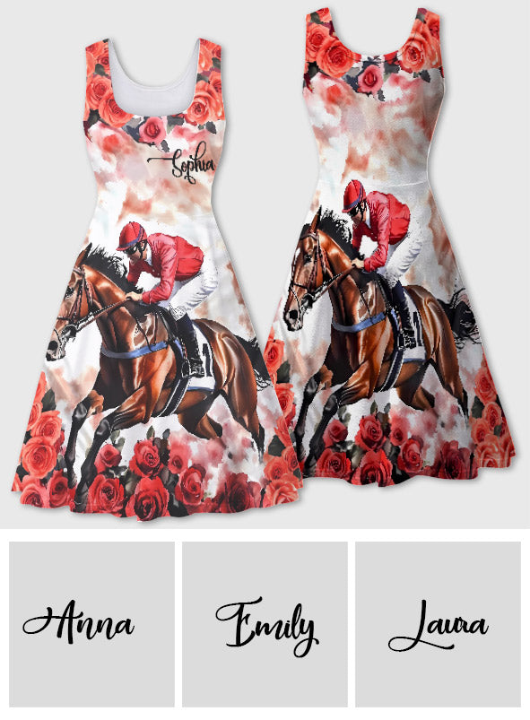In My Horse Girl Era - Personalized Horse Sleeveless Dress