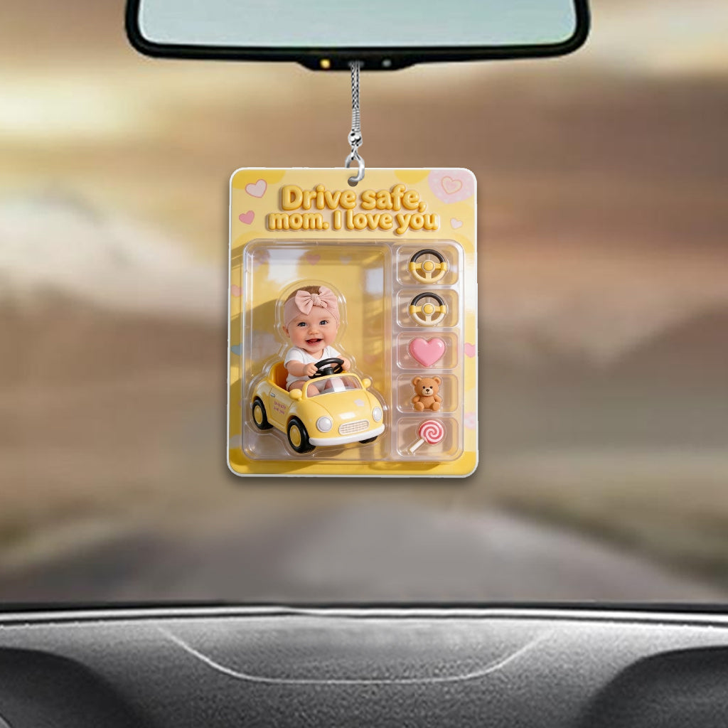 Drive Safe - Personalized Father Car Ornament