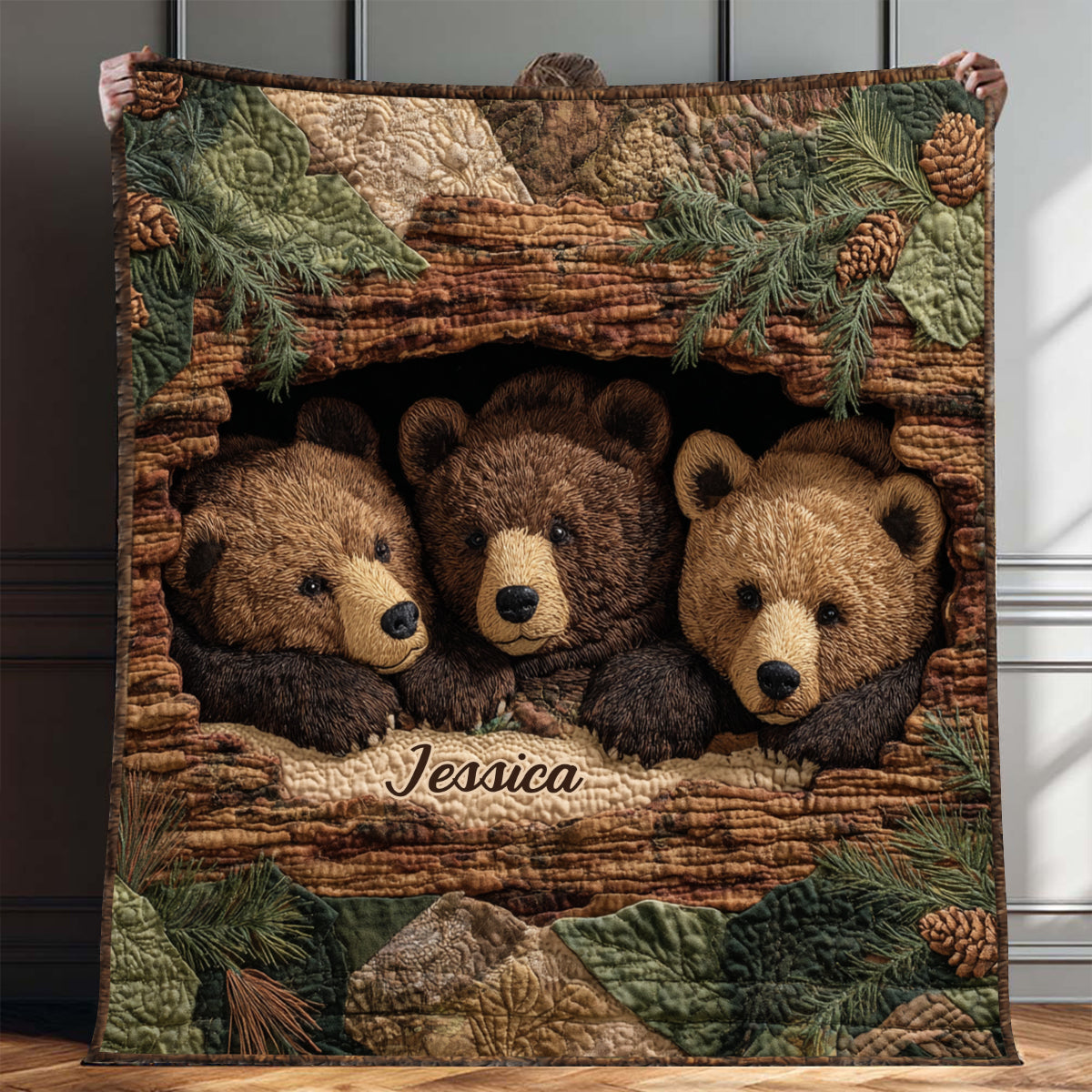 Liebe zur Jagd – Personalisierte Jagddecke