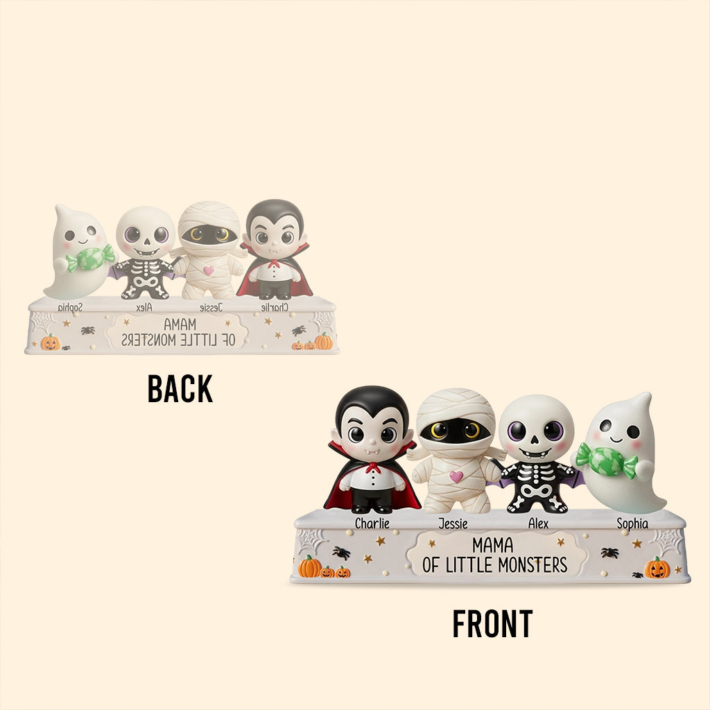 Little Monsters – Personalisierte Acrylplakette in Sonderform für Oma