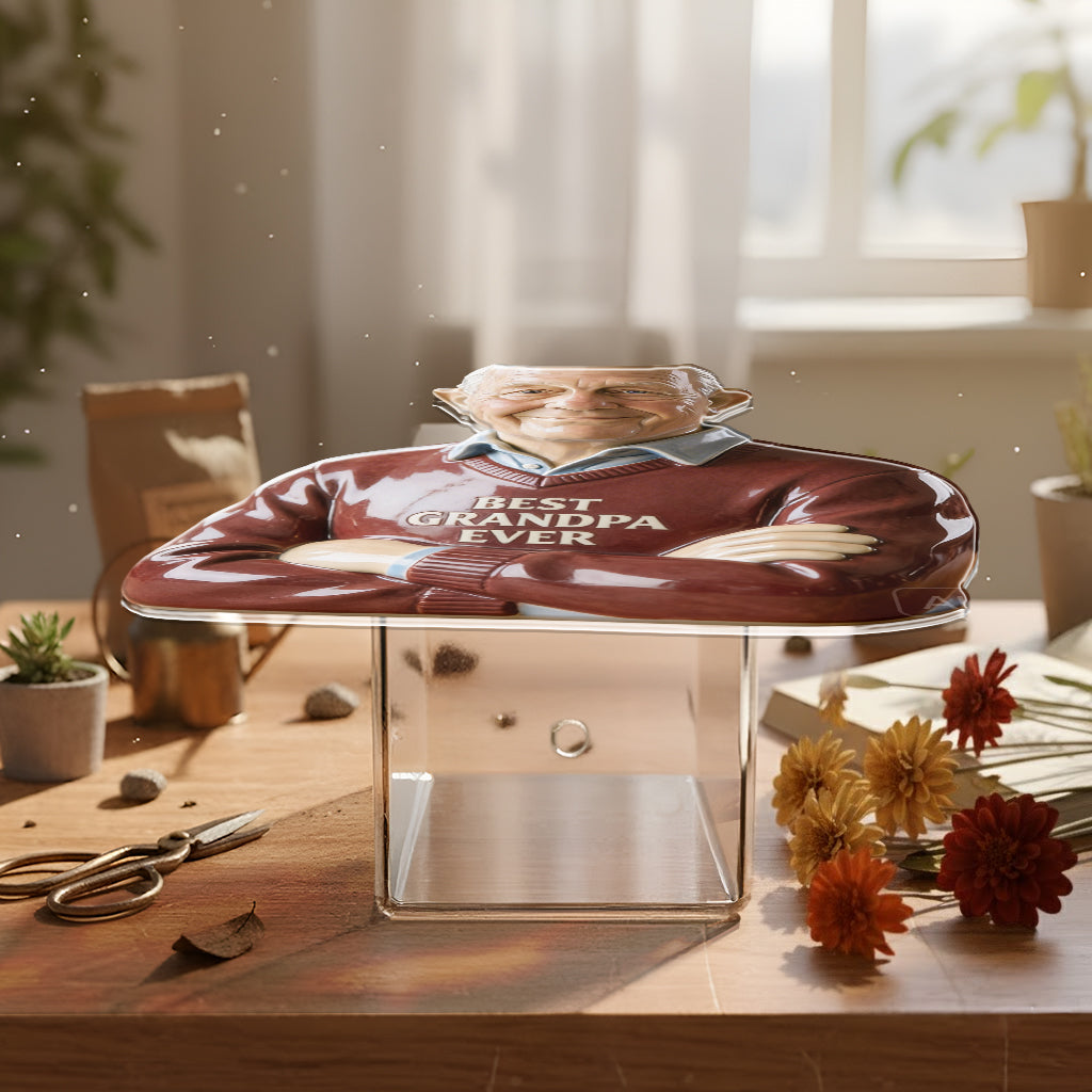 Legendary Man Desk Gift - Daily Essentials Holder - Personalized Father Acrylic Pot