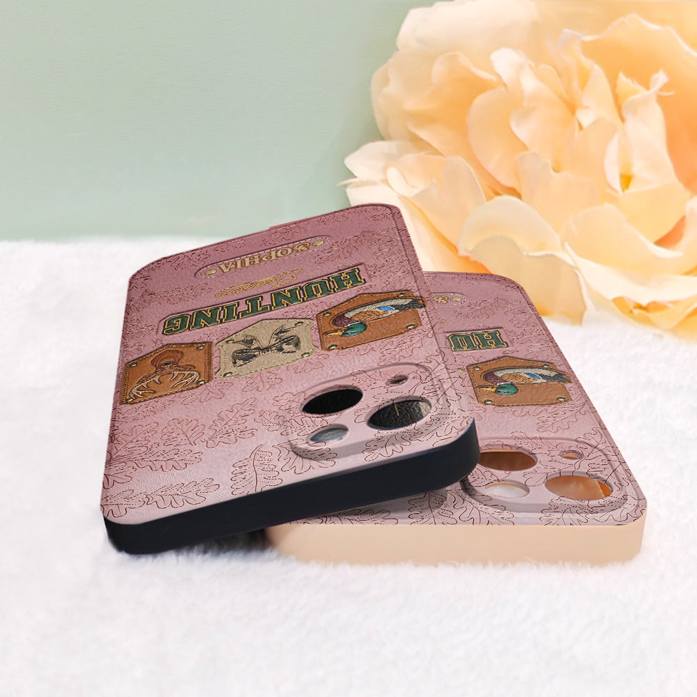Hunting Season - Personalized Hunting Leather Phone Case