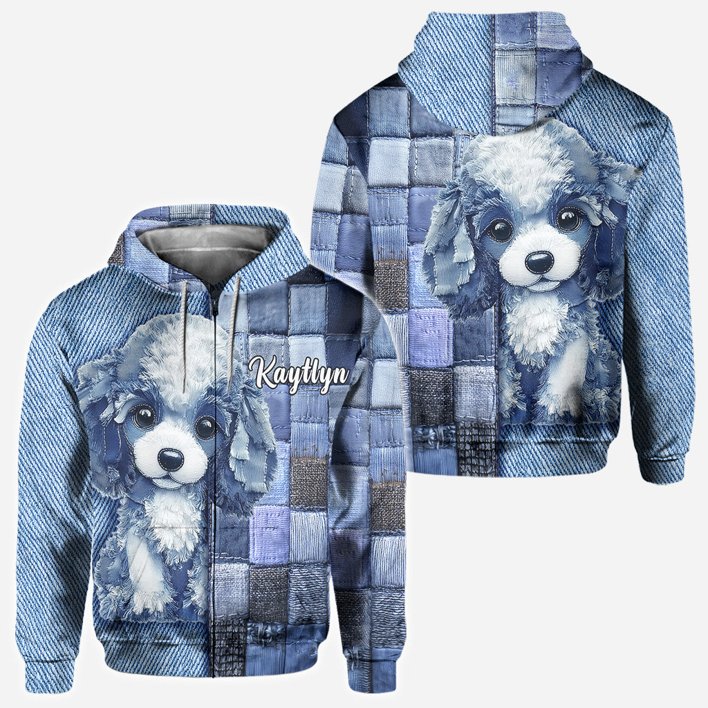 Pudelliebe - Personalisiertes T-Shirt mit Hundemotiv