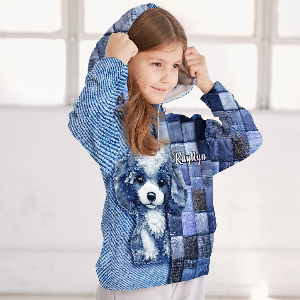 Pudelliebe - Personalisiertes T-Shirt mit Hundemotiv