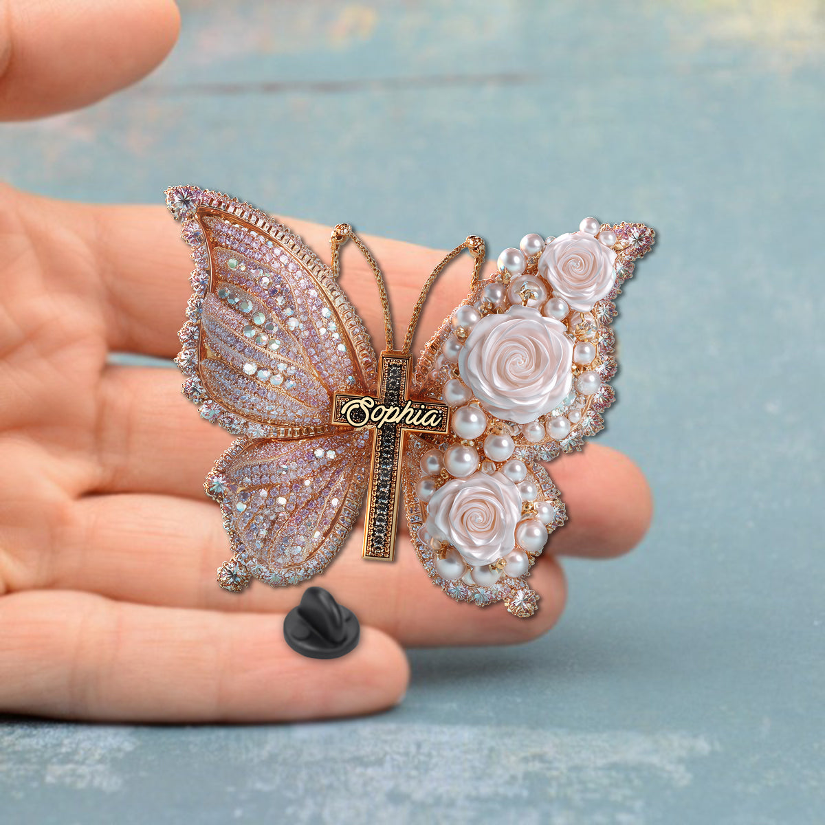 Glaube – Personalisierte christliche Anstecknadel