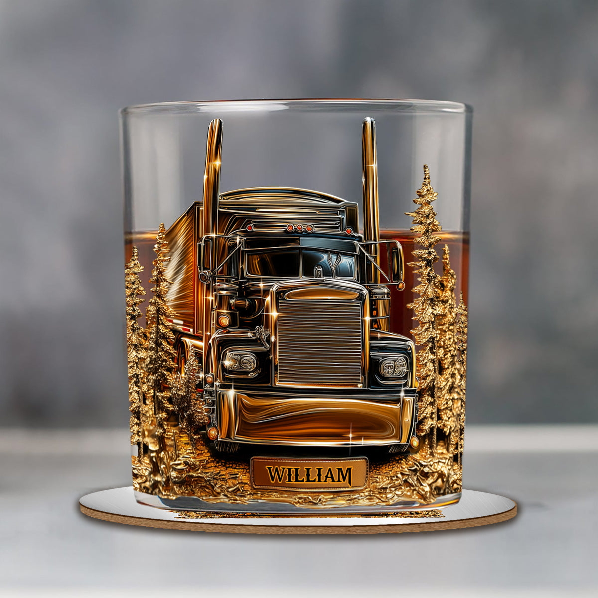 Bester LKW-Fahrer – Personalisiertes Whiskyglas für LKW-Fahrer