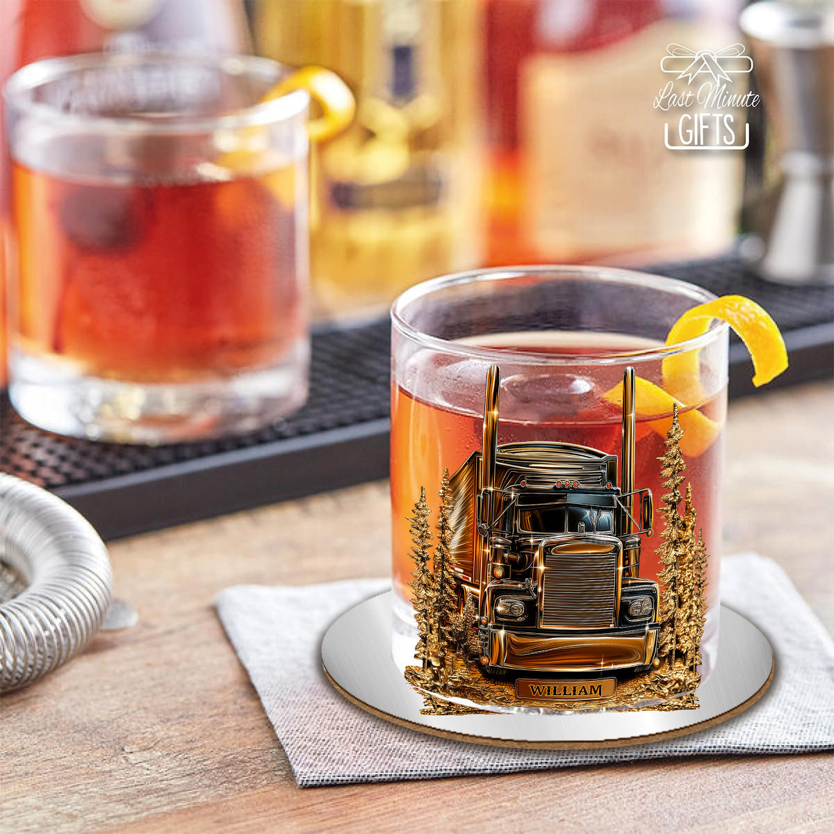 Bester LKW-Fahrer – Personalisiertes Whiskyglas für LKW-Fahrer